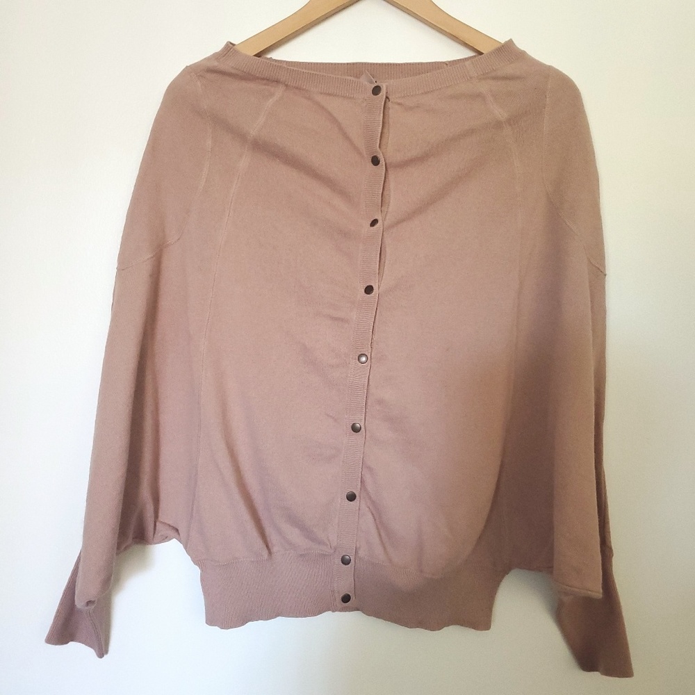 H&M Boat Neck Button down sweater